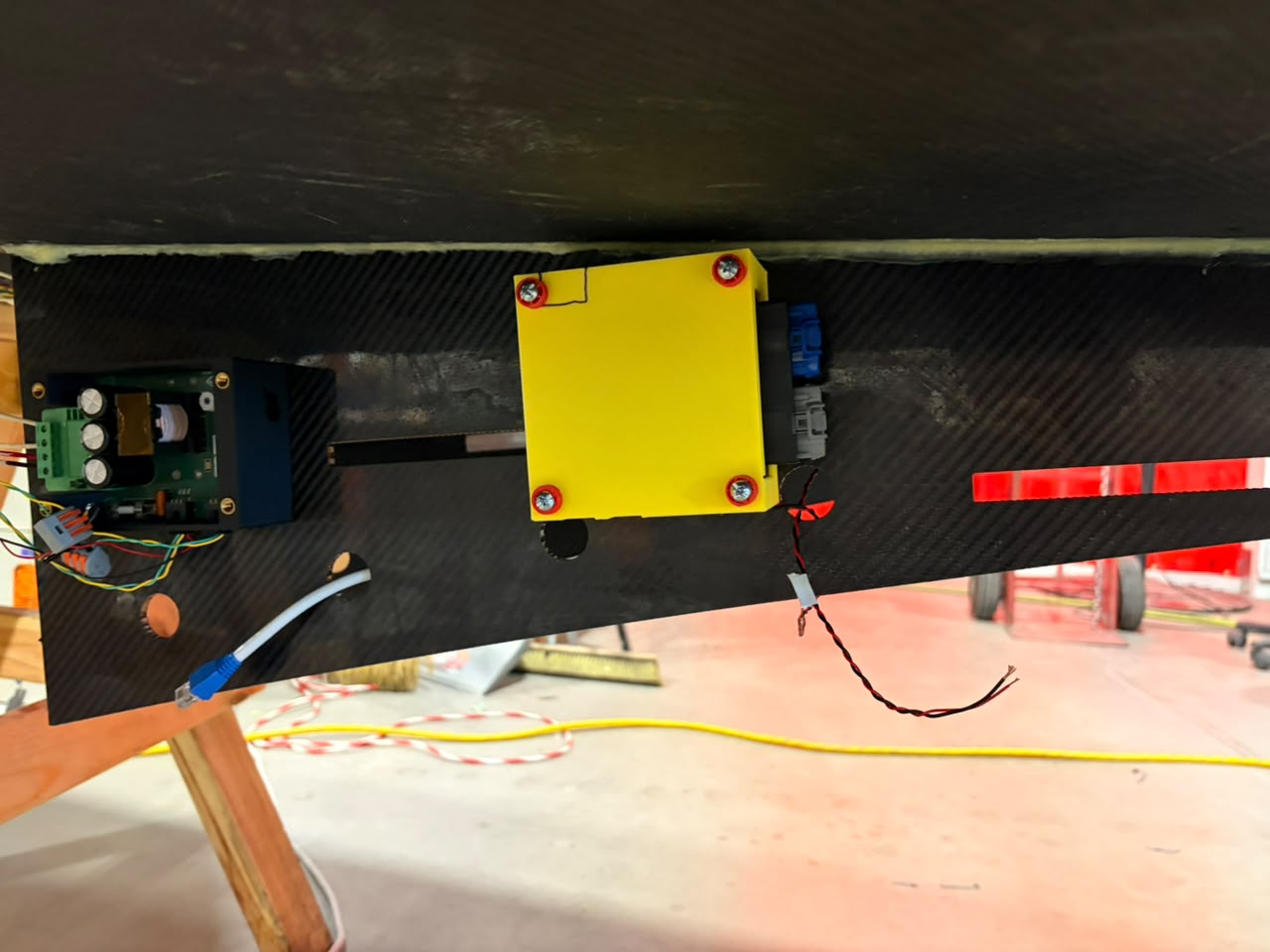 Altair mounted on the car, race ready
