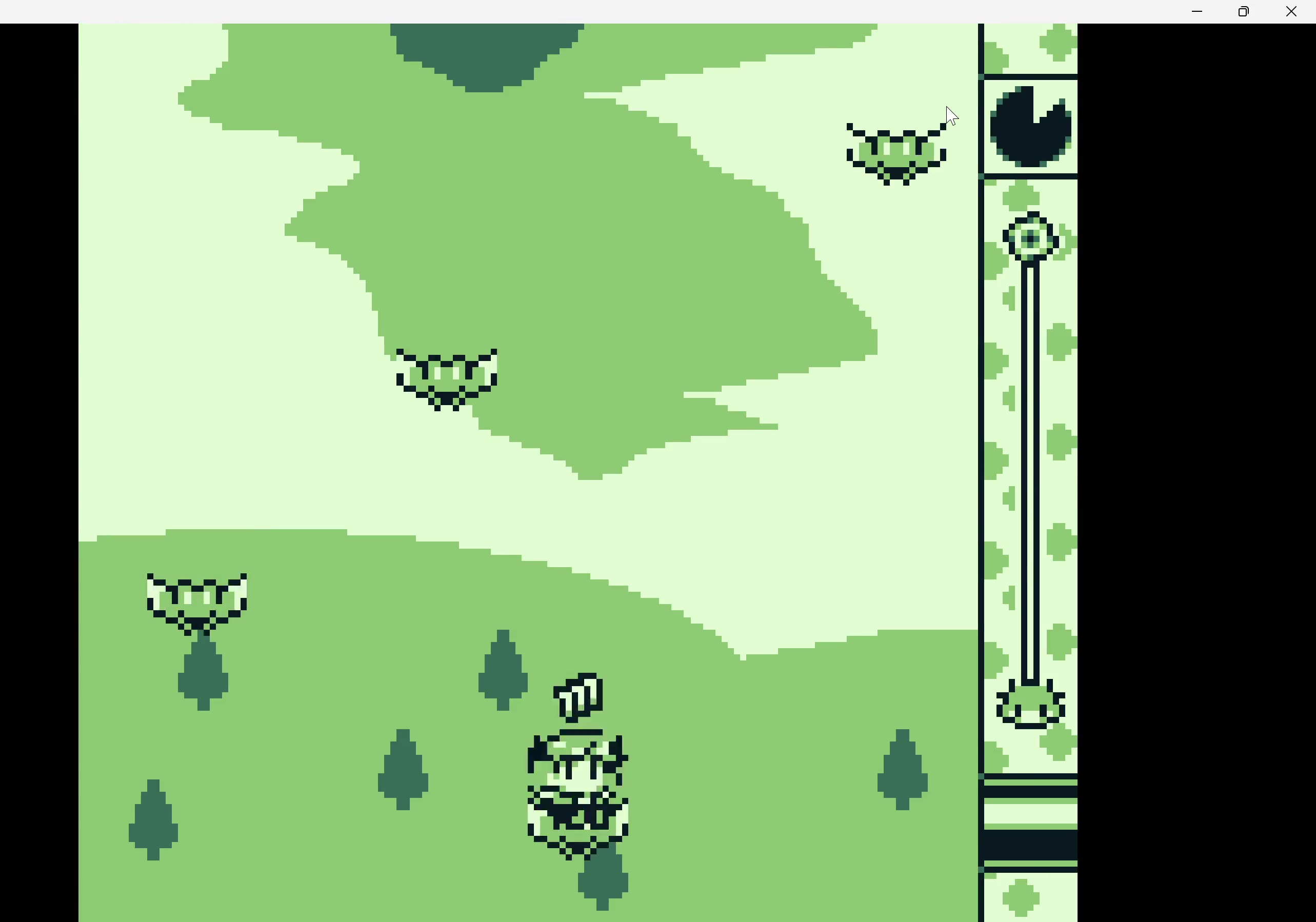 Live gameplay on the emulator